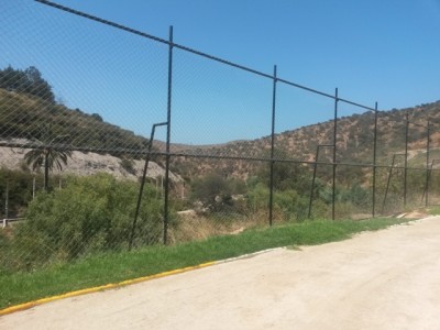 Éstas son las rejas de altura de nuestro Campo Deportivo.