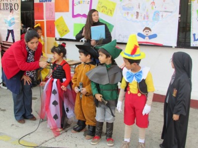 Los alumnos se han presentado con llamativos personajes.