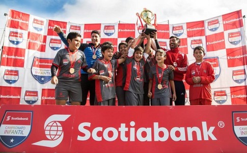 El plantel campeón regional de la Copa Scotiabank 2015.