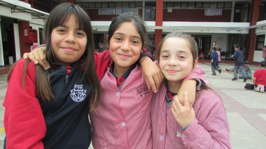 Alumnas del Colegio Aconcagua. 